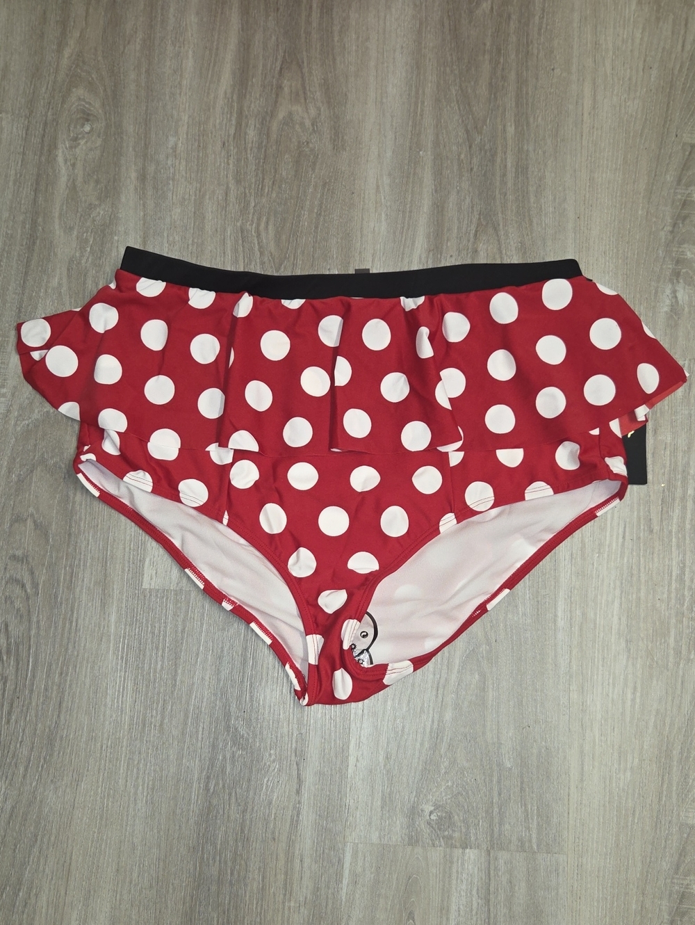 Disney Minnie Mouse Red and White Polka Dot Skirted Swim Bottoms